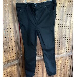 Torrid Midfit Super Skinny Black Jeans Size 14S New With Tags